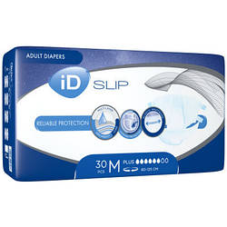 Підгузки для дорослих ID Slip Plus Medium талія 80-125 см. 30 шт. 5411416048176 smart