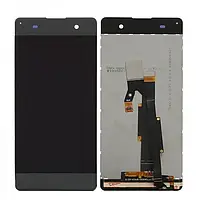 Дисплей Sony F3112 Xperia XA / F3111 / F3113 / F3115 / F3116 в сборе с сенсором graphite black orig