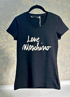 Футболка жіноча чорного кольору Love Moschino