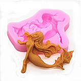 Молд кондитерський Русалка 69 на 82 мм рожевий, фото 8