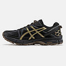 Кросівки чоловічі чорні Asics Gel-kahana 8 Retro Wear-Resistant Trail Black Brown (14941), фото 5