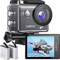 Екшн камер Jadfezy J-03 WiFi Action Cam 1080P, 12 МП з акумуляторами 2×1050 мАг