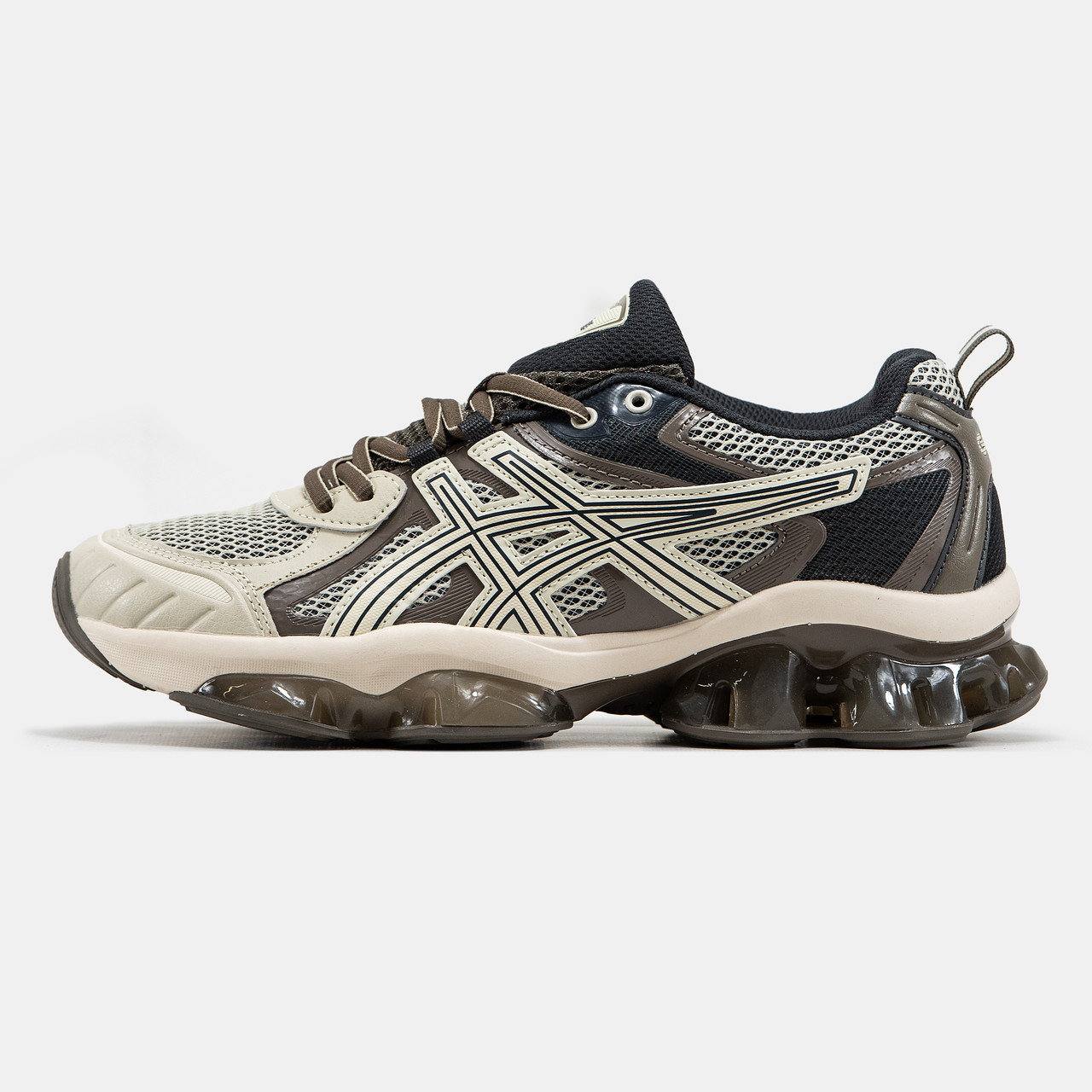 Кросівки чоловічі бежеві Asics Gel-Quantum Kinetic Beige Brown Black (15691), фото 1