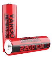 Акумулятор 18650 Li-Ion VARGO 3,7V 2200mAh