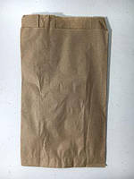 GRD Пакет бумажный 14/6*21 коричневый (1000 шт) саше упаковочный, крафт, для фаст фуда, бургеров, выпечки