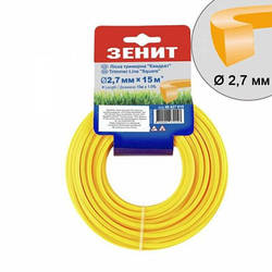 Жилка косильна Зеніт "Квадрат" 2,7 мм x 15 м 853018 smart