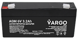 Акумулятор VARGO 6V3.2AH (V-117454)