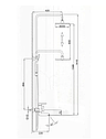 Душова система латунна зі змішувачем і стельовою лійкою Frap F2417 хром, фото 9