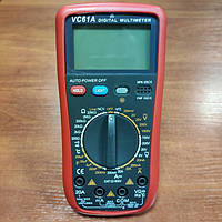 Цифровой Профессиональный мультиметр VC 61A тестер вольтметр + термопара el