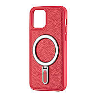 Чехол Jinduka Leather Ringo iPhone 12 Pro Red