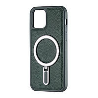 Чехол Jinduka Leather Ringo iPhone 12 Pro Green