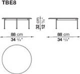 Столик Ø 88см Borea, B&B Italia Outdoor, фото 2