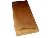 Пакет паперовий "Хот-дог" 10х22 см коричневий. (2000 шт.) кут пакувальний, крафт, для фаст фуду, бургерів, випічки