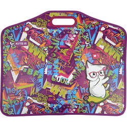 Папка - портфель Kite A3 на липучках Chilling Cat , 1 відділення K22-208-01 smart