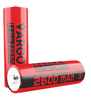 Аккумулятор VARGO Li-ion 18650 3.7V 2600mAh