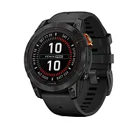 Смарт-часы Garmin Fenix 7 Pro Sapphire Solar Carbon G. DLC Tit. with Black Band (010-02777-10/11)