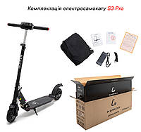 Електросамокат Kugoo S3 Pro Jilong ОРИГІНАЛ, колеса 8" чорний (білий). Мотор 350W. До 120 кг. Гарантія 1 рік!