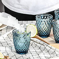 Набір склянок A-PLUS 6 шт 270 мл (5209DZS) Blue