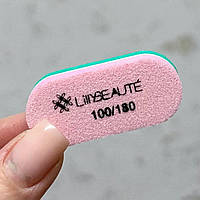 Баф для ногтей одноразовый мини Lilly Beaute 100/180 (10 штук)