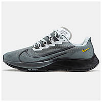 Чоловічі кросівки Nike Air Zoom Pegasus 37 Grey Black, сірі кросівки найк аір зум пегасус 37 аїр