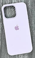Чехол Silicone Case Full Protective (AA) для Apple iPhone 15 Pro Max Сиреневый/Lilac