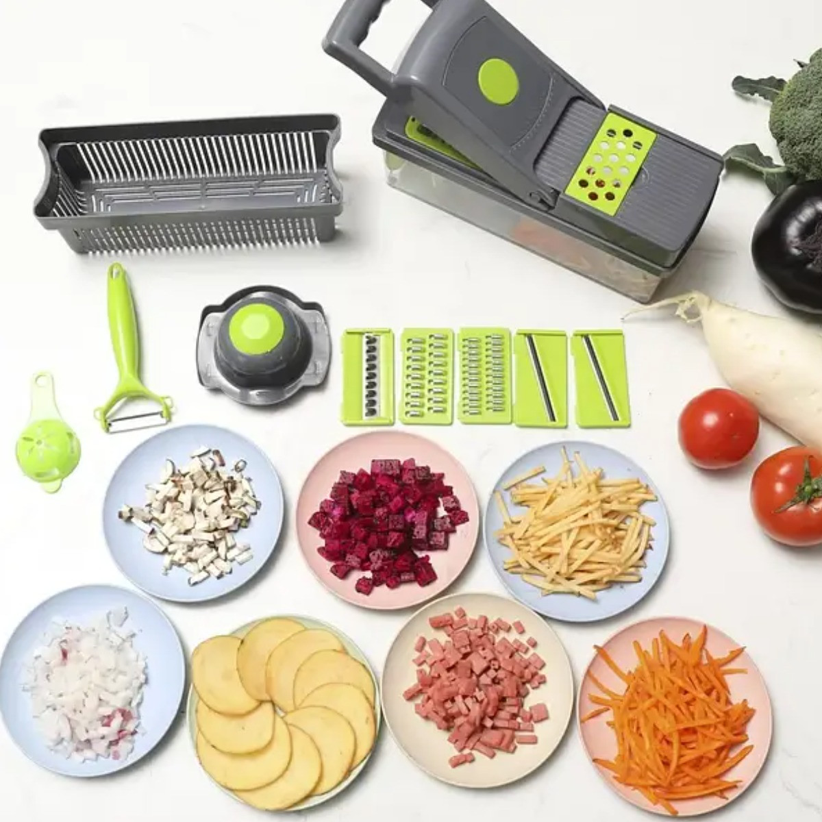 Овочерізка VEGGIE SLICER 12 в 1