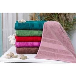 Рушник MirSon набір банний 5023 SoftNes Darkness 50x90 см 6 шт 2200003181005 smart