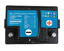 Акумулятор 660 AGM KRAISSMANN 60 A·год для системи старт-стоп, фото 2