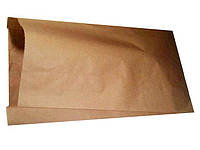 GRD Пакет бумажный 17/6*30 коричневый (1000 шт) саше упаковочный, крафт, для фаст фуда, бургеров, выпечки