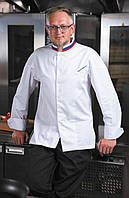 Китель поварской мужской . Men's chef's tunic KM-5