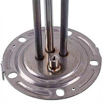 Тен для водонагрівача Ariston 65151227-01 1500 W (нержавійка) L = 282 mm фланець 124 mm (під анод M5), фото 3