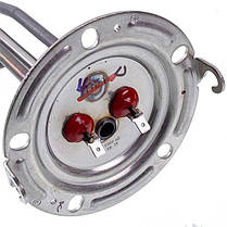 Тен для водонагрівача Ariston 65151227-01 1500 W (нержавійка) L = 282 mm фланець 124 mm (під анод M5), фото 4