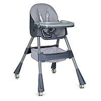 Детский стульчик для кормления Bambi M 5722 Gray до 20 кг стілець для годування