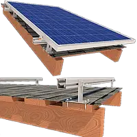 StringSetter SS-XL-B 10 комплект крепления 10 солнечных панелей до 1145мм битумная черепица