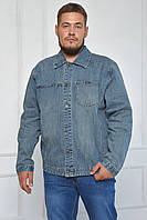 Пиджак мужской батальный джинсовый синего цвета размер 2XL 161700L