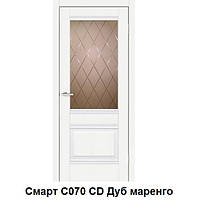 Двері міжкімнатні TM Doors Смарт С070 CD дуб маренго