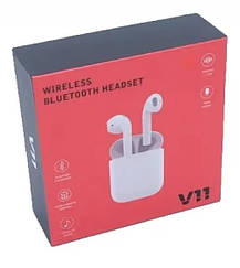 Бездротові навушники Bluetooth із боксом для заряджання V11 M