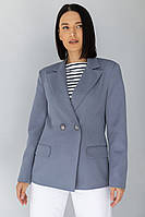 Піджак жіночий сірого кольору 167111L