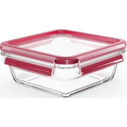 Харчовий контейнер Tefal Masterseal Glass Red 800 мл N1041410 smart
