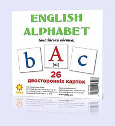 Картки міні Англійська абетка (110х110 мм)  101693  ish