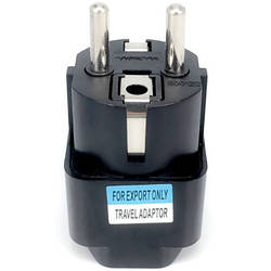 Перехідник US/UK/AU to EU Dynamode EU Adapter black smart