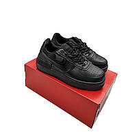 Новинка! Женские кроссовки Nike Air Force 1 Shadow черные