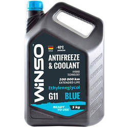 Антифриз WINSO WINSO BLUE G11 blue 5kg 880970 smart