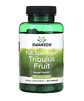 Full Spectrum Tribulus 500 мг - 90 капсул - Swanson (Трибулус (якорцы стелющиеся) Свансон)