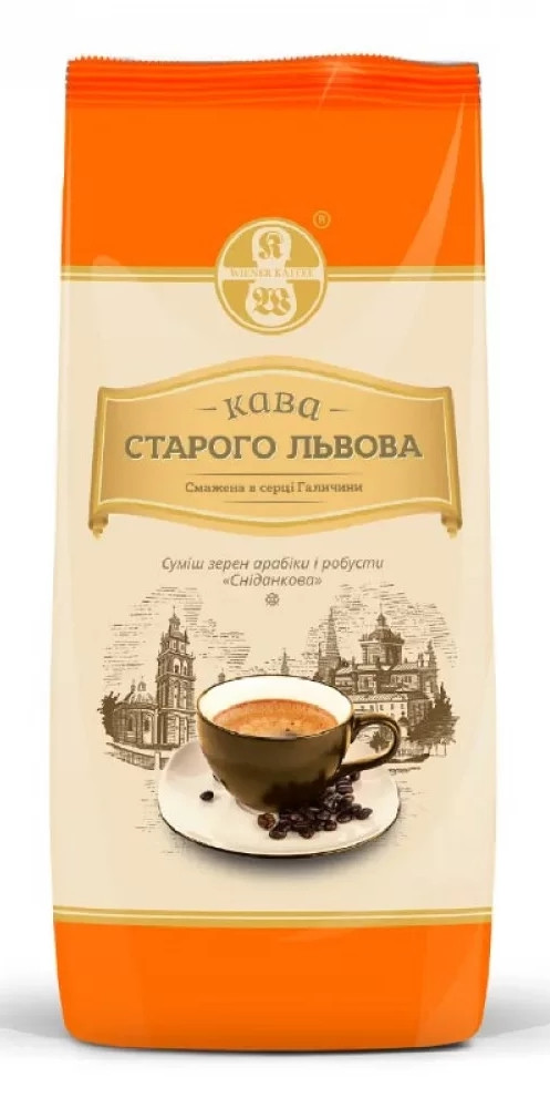 Кава зернова Кава старого Львову Сніданкова 20/80 1кг