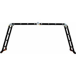 Драбина GTM трансформер 4*4сх. 1,17-4,6м анодований алюміній KMP404A smart