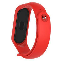 Ремінець до фітнес браслета Armorstandart Superhero Edition for Xiaomi Mi Band 4/3 Spider Man Red ARM55063 smart