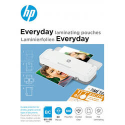 Плівка для ламінування HP Everyday Laminating Pouches, Business Card Size, 80 Mic, 60 x 95, 100 pcs 9157 838143 smart