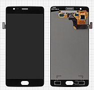 Дисплей (екран) для OnePlus 3 (A3003)/3T A3010 + тачскрін, чорний , OLED,  хорошої якості