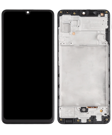 Дисплей (екран) для Samsung A325F Galaxy A32 4G + тачскрин, чорний, TFT, , без функції відбитка пальця,, фото 1
